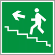 Направление к эвакуационному выходу (по лестнице вверх).
